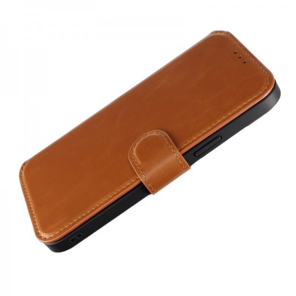 Rvelon iPhone 15 Plus Etui 4 Kortlomme MagSafe Brun