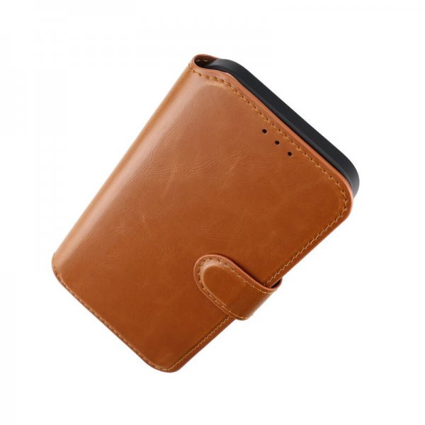 Rvelon iPhone 15 Plus Etui 4 Kortlomme MagSafe Brun