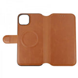 Rvelon iPhone 15 Plus Etui 4 Kortlomme MagSafe Brun