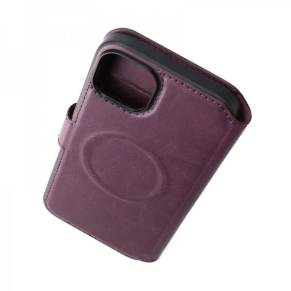 Rvelon iPhone 15 Plus Etui 4 Kortlomme MagSafe Lilla