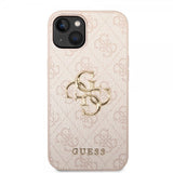 Guess iPhone 15 Plus Deksel 4G Logo Rosa