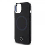 Mercedes Benz iPhone 15 Plus Deksel Bicolor MagSafe Svart