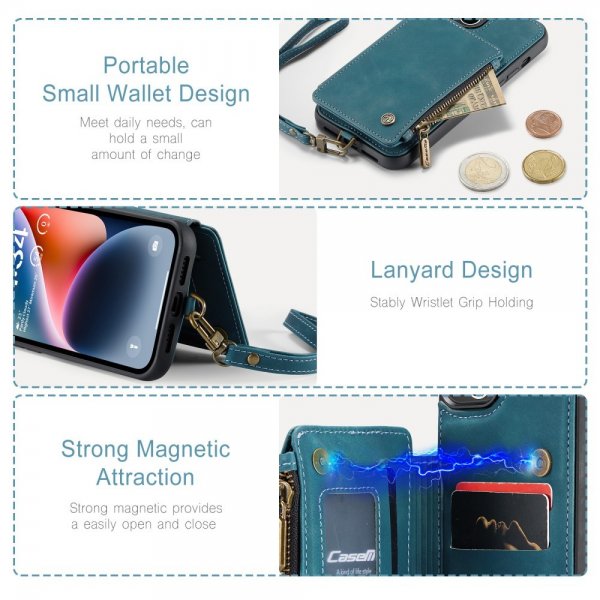 CaseMe iPhone 15 Plus Deksel C20 Series Petrol