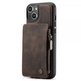 CaseMe iPhone 15 Plus Deksel C20 Series Kaffe