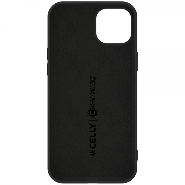 Celly iPhone 15 Plus Deksel CROMOMAG Svart