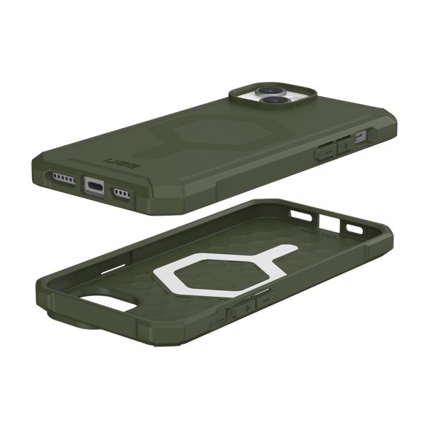 Urban Armor Gear (UAG) iPhone 15 Plus Deksel Essential Armor MagSafe Olive Drab
