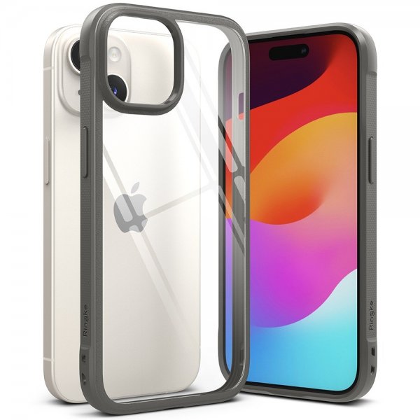 Ringke iPhone 15 Plus Deksel Fusion Bold Grå