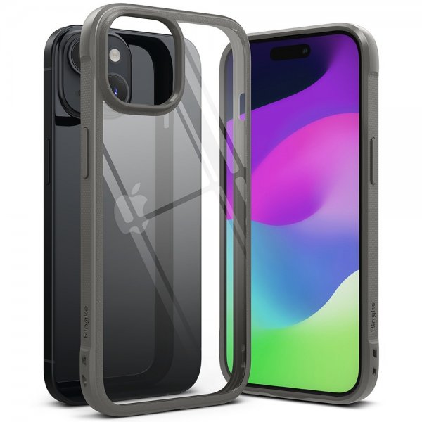 Ringke iPhone 15 Plus Deksel Fusion Bold Grå