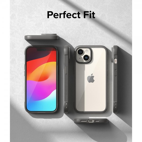 Ringke iPhone 15 Plus Deksel Fusion Bold Grå