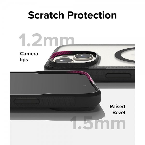 Ringke iPhone 15 Plus Deksel Fusion Bold Magnetic Matte Black