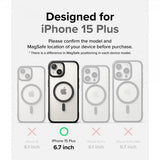 Ringke iPhone 15 Plus Deksel Fusion Bold Magnetic Matte Black