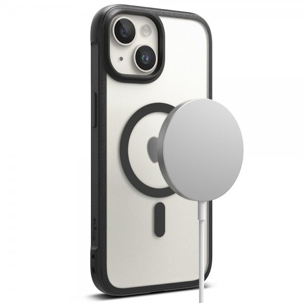 Ringke iPhone 15 Plus Deksel Fusion Bold Magnetic Matte Black