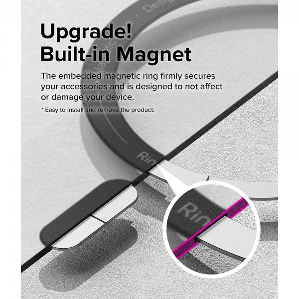 Ringke iPhone 15 Plus Deksel Fusion Bold Magnetic Matte Black