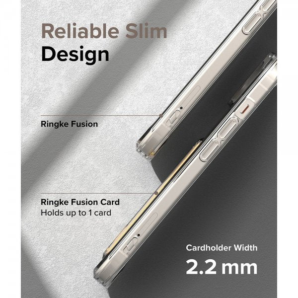 Ringke iPhone 15 Plus Deksel Fusion Card Clear