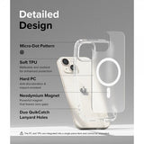 Ringke iPhone 15 Plus Deksel Fusion Magnetic Matte Clear