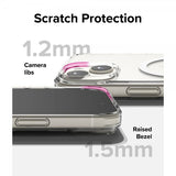 Ringke iPhone 15 Plus Deksel Fusion Magnetic Matte Clear