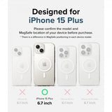 Ringke iPhone 15 Plus Deksel Fusion Magnetic Matte Clear