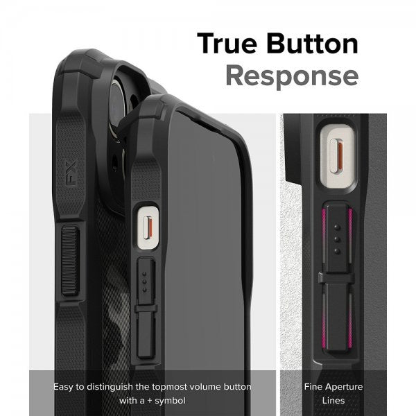 Ringke iPhone 15 Plus Deksel Fusion X Design Camo Black
