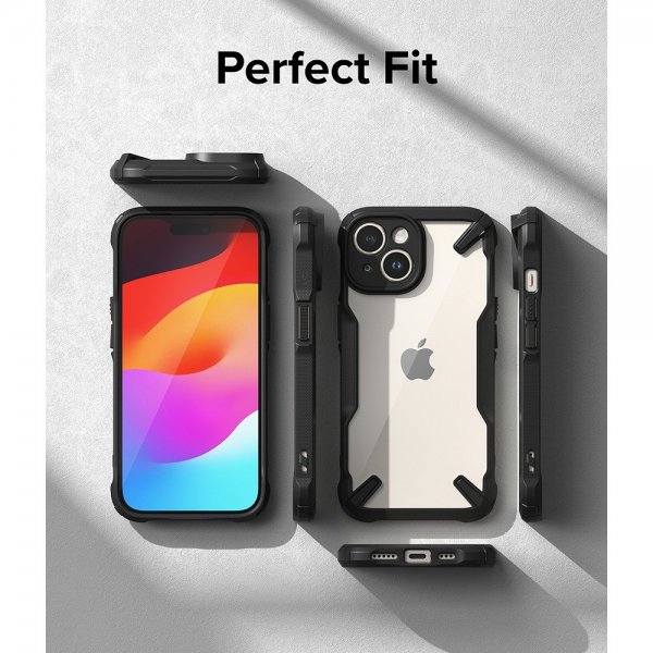 Ringke iPhone 15 Plus Deksel Fusion X Svart