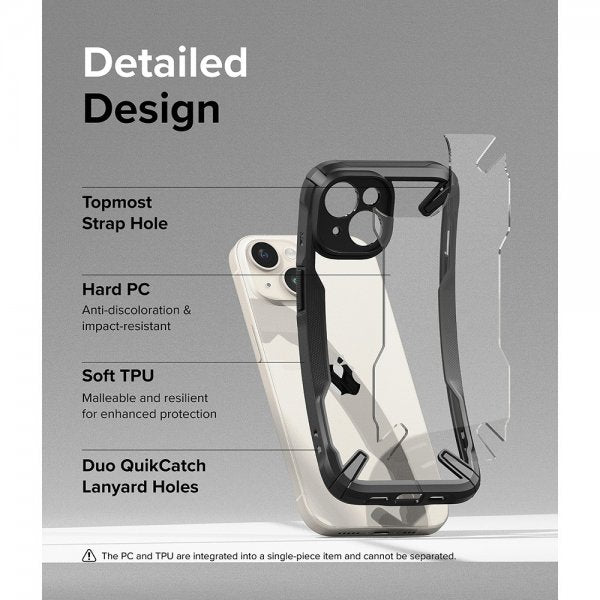 Ringke iPhone 15 Plus Deksel Fusion X Svart