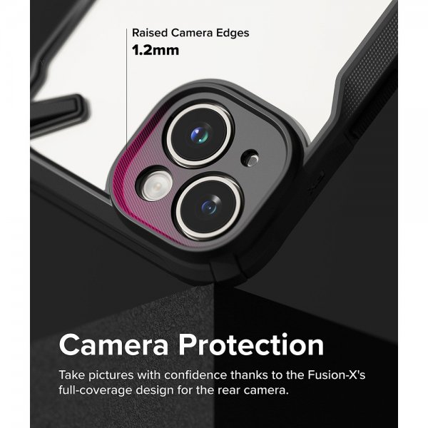 Ringke iPhone 15 Plus Deksel Fusion X Svart
