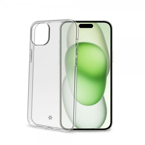 Celly iPhone 15 Plus Deksel GELSKIN Klar
