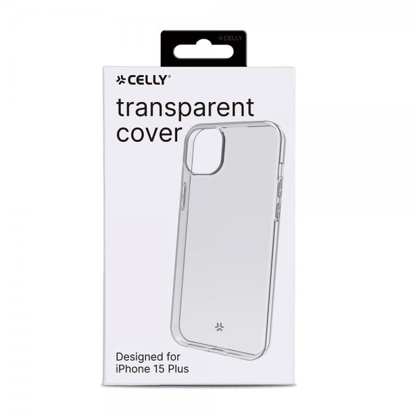 Celly iPhone 15 Plus Deksel GELSKIN Klar