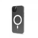 Celly iPhone 15 Plus Deksel GELSKINMAG MagSafe Transparent