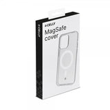 Celly iPhone 15 Plus Deksel GELSKINMAG MagSafe Transparent