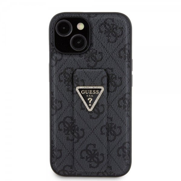 Guess iPhone 15 Plus Deksel Grip Stand Function Svart