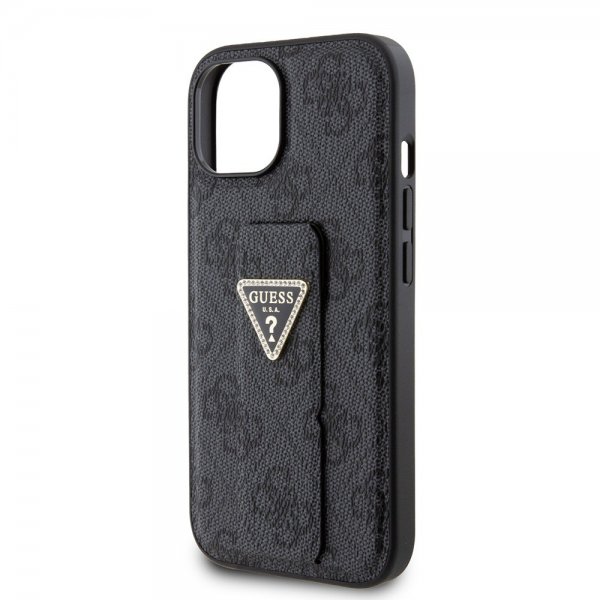 Guess iPhone 15 Plus Deksel Grip Stand Function Svart