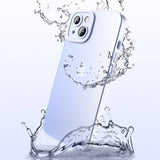 X-Level iPhone 15 Plus Deksel Herdet glass Blå