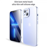 X-Level iPhone 15 Plus Deksel Herdet glass Svart