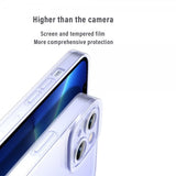 X-Level iPhone 15 Plus Deksel Herdet glass Svart