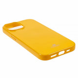 Mercury iPhone 15 Plus Deksel Jelly Glitter Gul