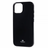 Mercury iPhone 15 Plus Deksel Jelly Glitter Svart
