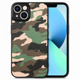 iPhone 15 Plus Deksel Kamuflasje Grønn