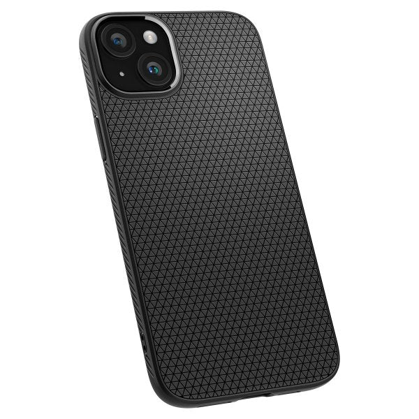 Spigen iPhone 15 Plus Deksel Liquid Air Matte Black