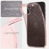 Spigen iPhone 15 Plus Deksel Liquid Crystal Glitter Rose Quartz