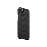 Pitaka iPhone 15 Plus Deksel MagEZ Case 4 Black/Grey Twill