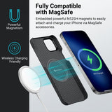 Pitaka iPhone 15 Plus Deksel MagEZ Case 4 Black/Grey Twill