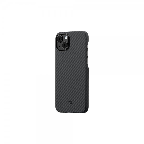 Pitaka iPhone 15 Plus Deksel MagEZ Case 4 Black/Grey Twill