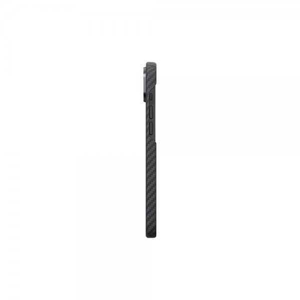 Pitaka iPhone 15 Plus Deksel MagEZ Case 4 Black/Grey Twill