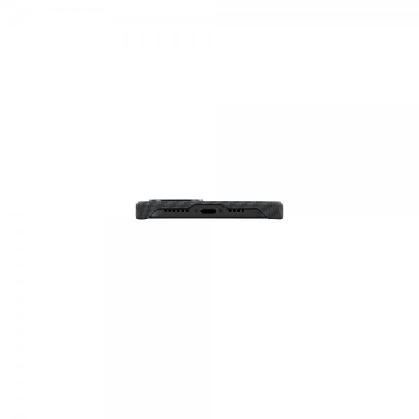 Pitaka iPhone 15 Plus Deksel MagEZ Case 4 Black/Grey Twill