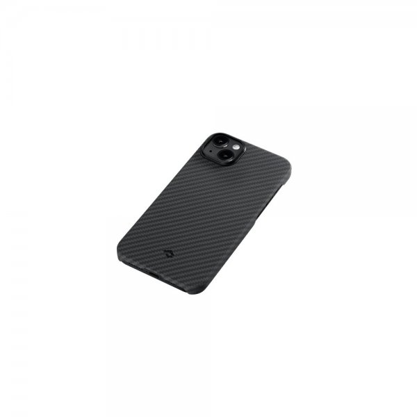 Pitaka iPhone 15 Plus Deksel MagEZ Case 4 Black/Grey Twill