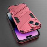 iPhone 15 Plus Deksel med Stativ Magenta
