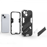 iPhone 15 Plus Deksel med Stativ Svart