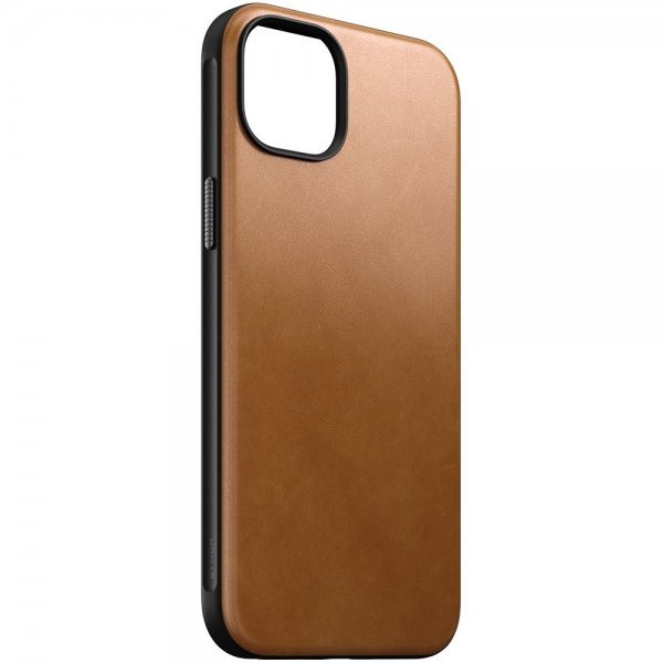 Nomad iPhone 15 Plus Deksel Modern Leather Case English Tan