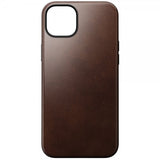 Nomad iPhone 15 Plus Deksel Modern Leather Case Horween Rustic Brown