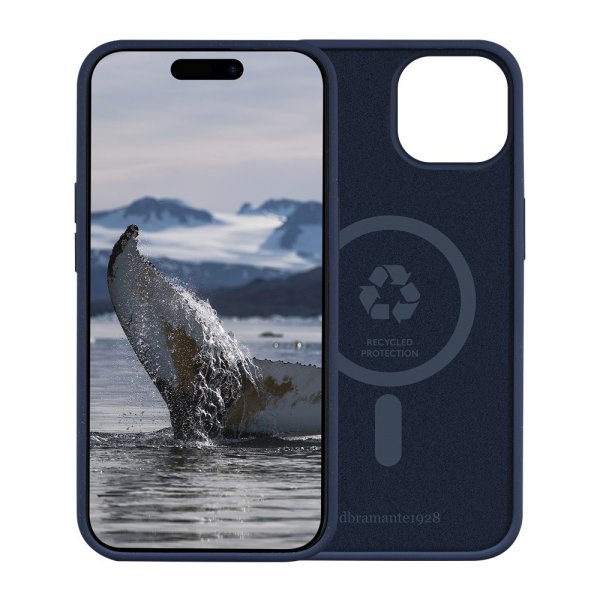 dbramante1928 iPhone 15 Plus Deksel Monaco MagSafe Pacific Blue